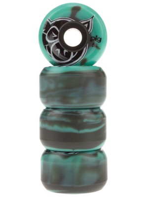 Head Swirl Teal Grey 53mm Wheels