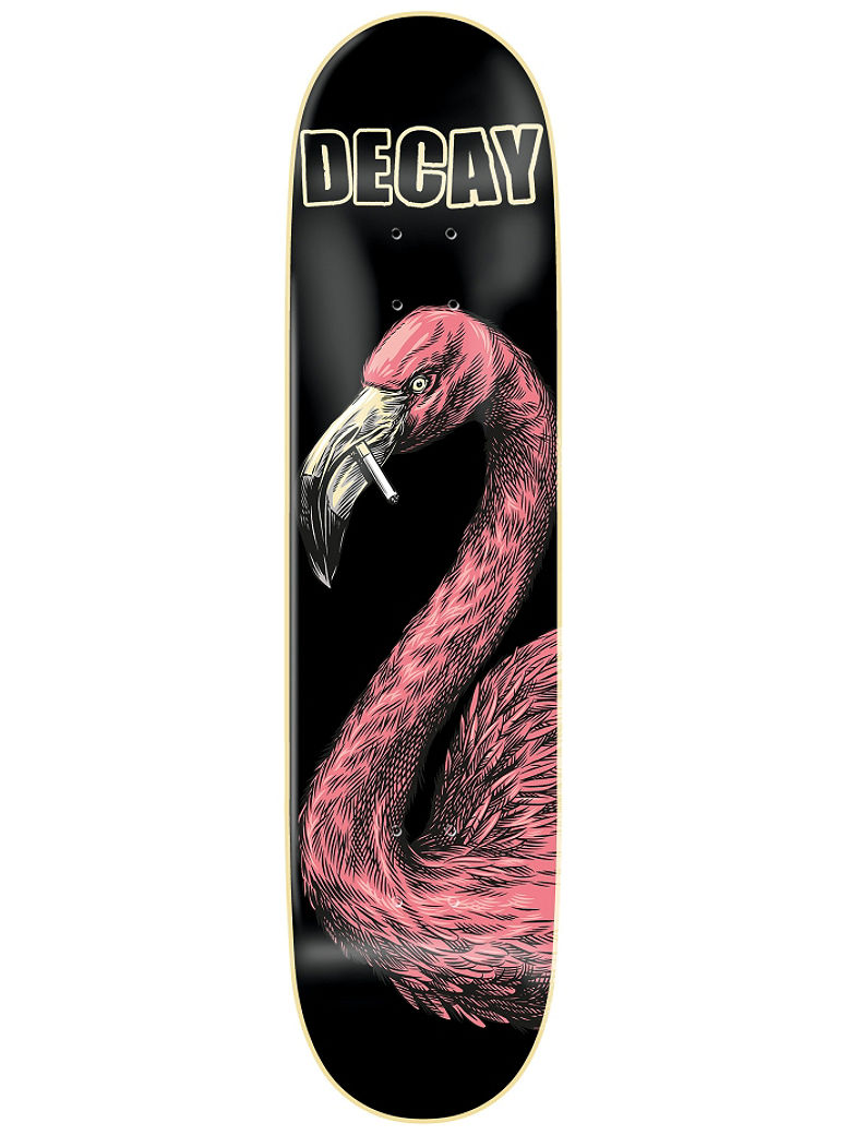 Smoking Flamingo Black 8.375" Deck