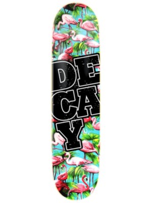Stacked Logo Flamingo 8.0" Deck