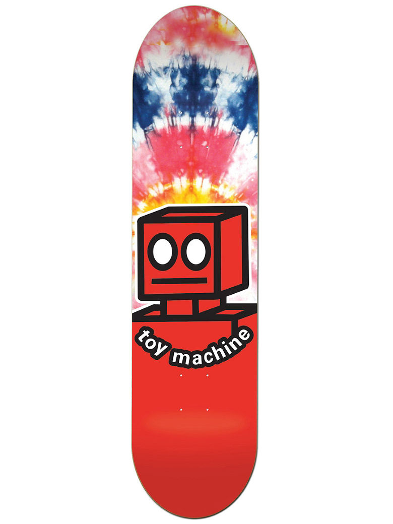 Robot Tie Dye 7.875" Skateboard Deck