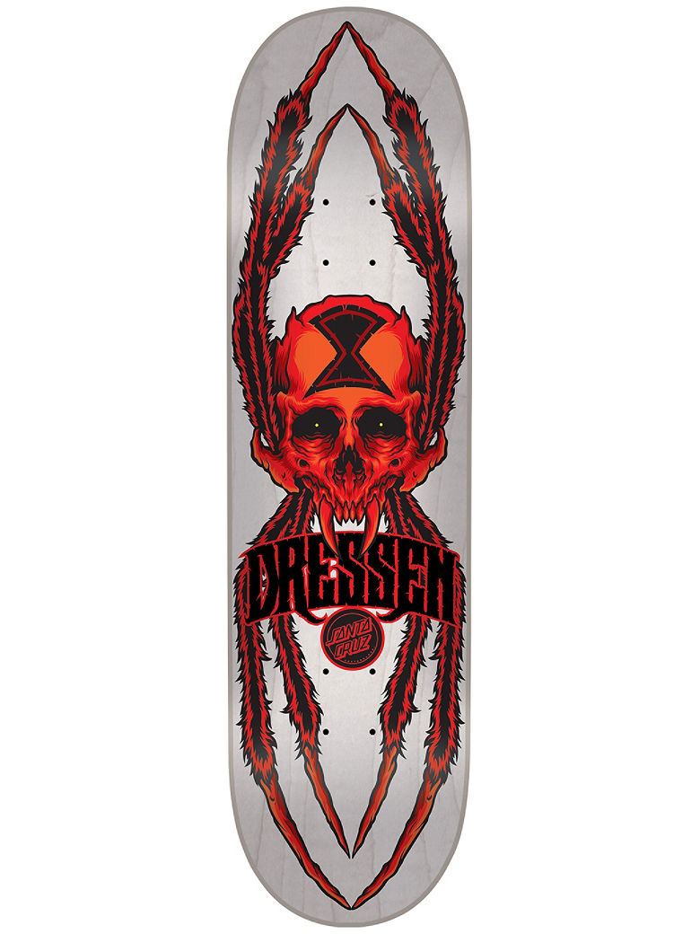 Dressen Widow Skull 8.6" Skateboard Deck