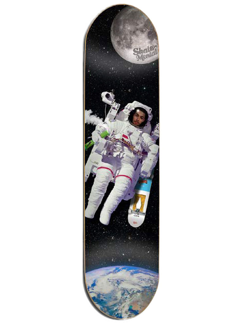 Curtin Spaced Out 8" Skateboard Deck
