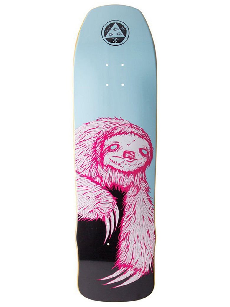 Sloth On Time Traveler 8.8" Skateboard D